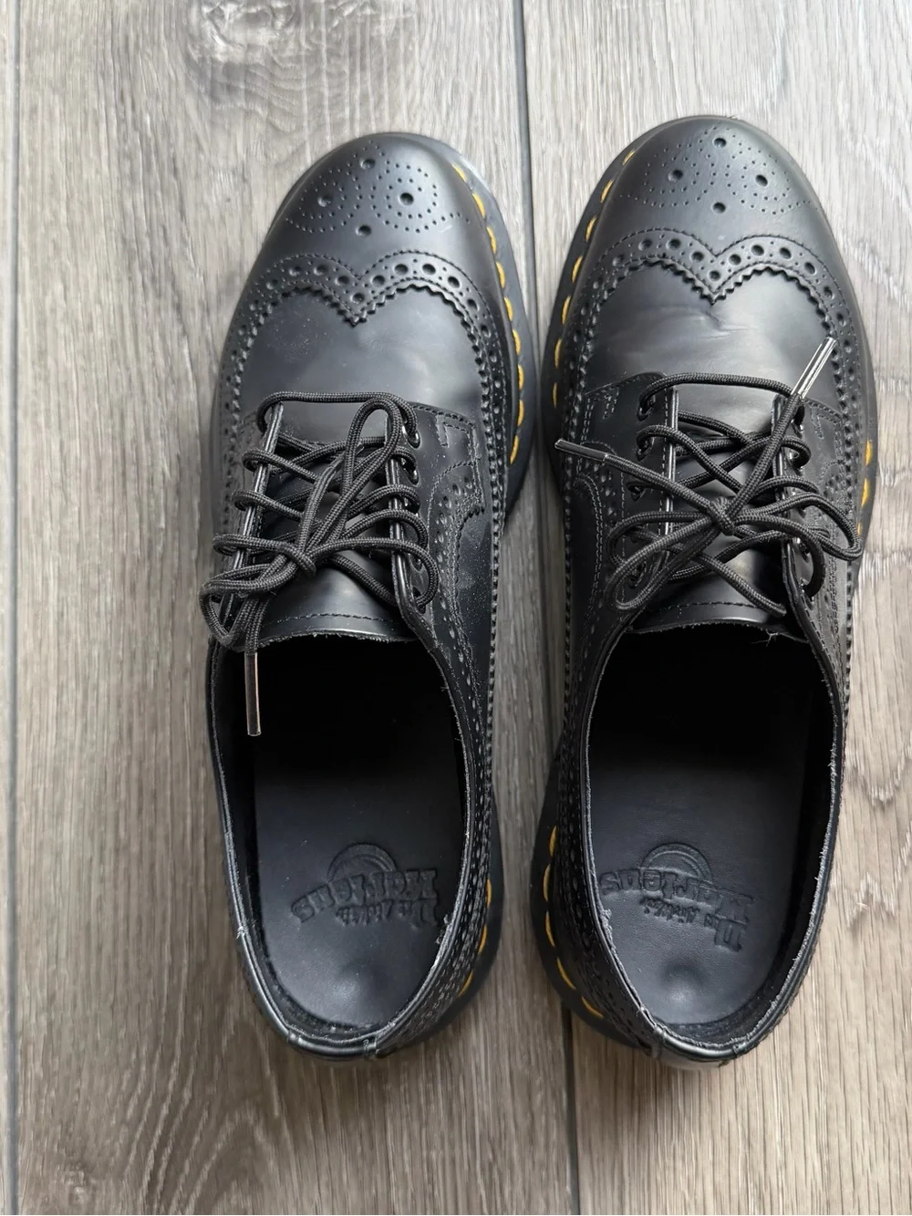 Dr. Martens 3989 YS Black Brogue Oxford Shoes